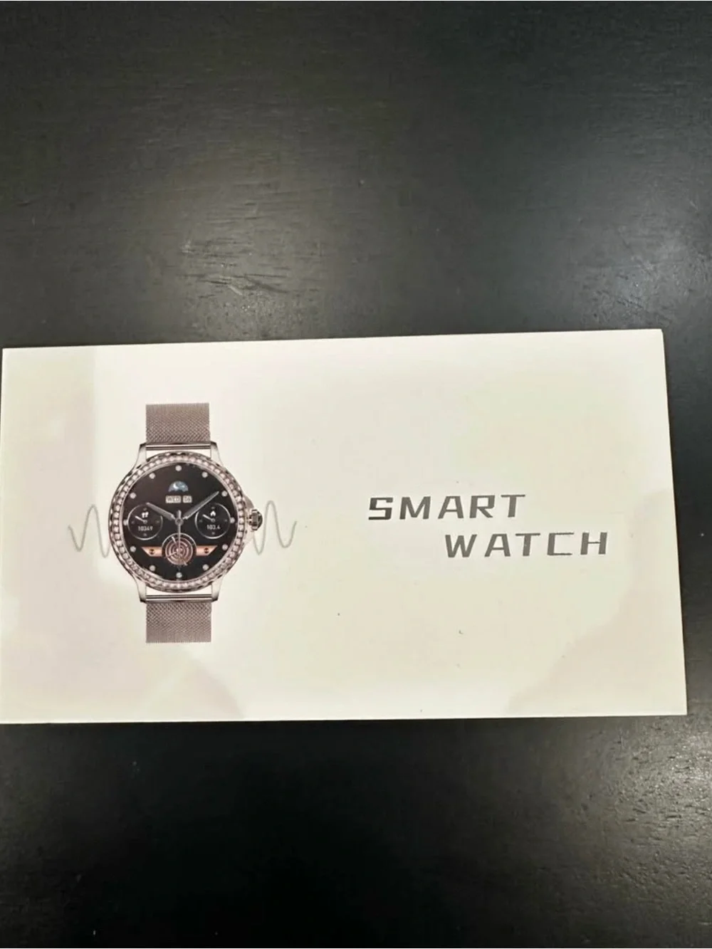New! Silver Smartwatch with Mesh Band & Pink Strap + 5 additional bands